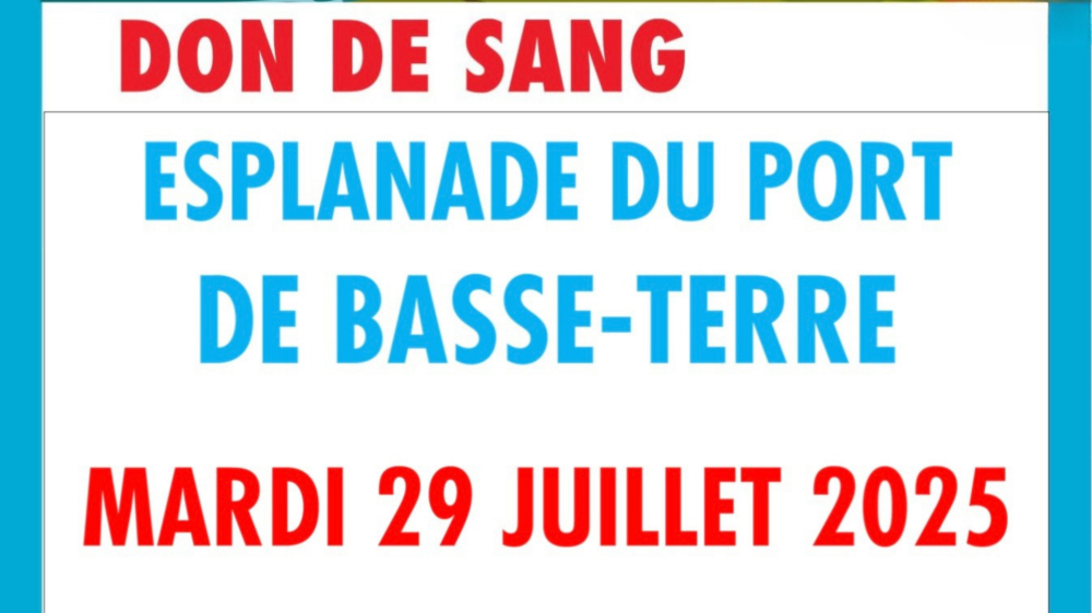 Don du sang - mardi 29 juillet 2025